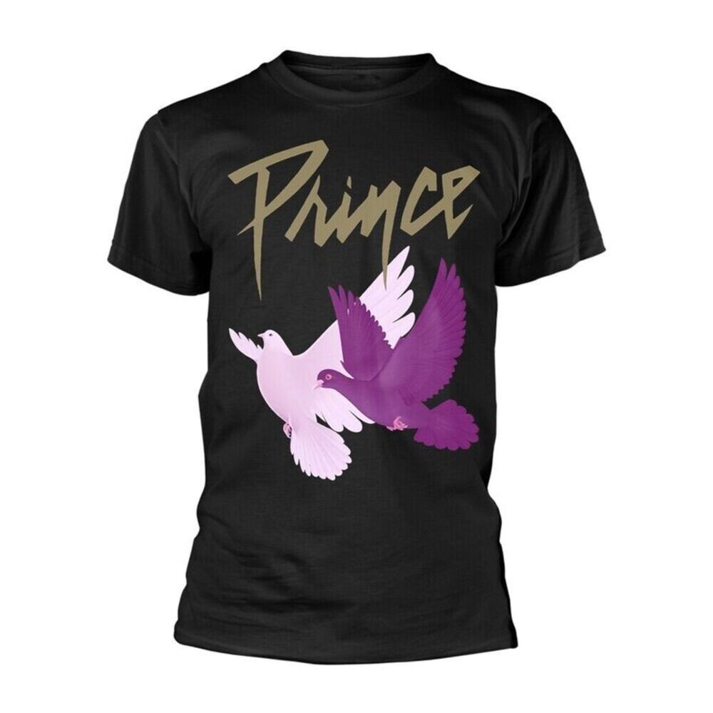 Prince Unisex Adult Dove T-Shirt / Black